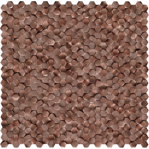 Gravity Aluminium Hexagon Copper 3D
